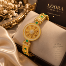 👑 LOORA Royal Emerald – سوار الفخامة الملكية 💚
