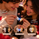 ❤️ LOORA Heartbeat Duo – طقم سلسلتين نصفي القلب المغناطيسي 💑