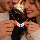 ❤️ LOORA Heartbeat Duo – طقم سلسلتين نصفي القلب المغناطيسي 💑