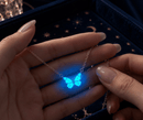 🦋 LOORA Blue Butterfly – طقم الفراشة الزرقاء المضيئة في الظلام ✨